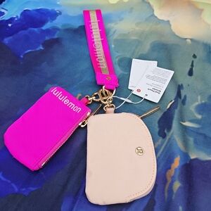 Lululemon Pink and Rose Wristlet